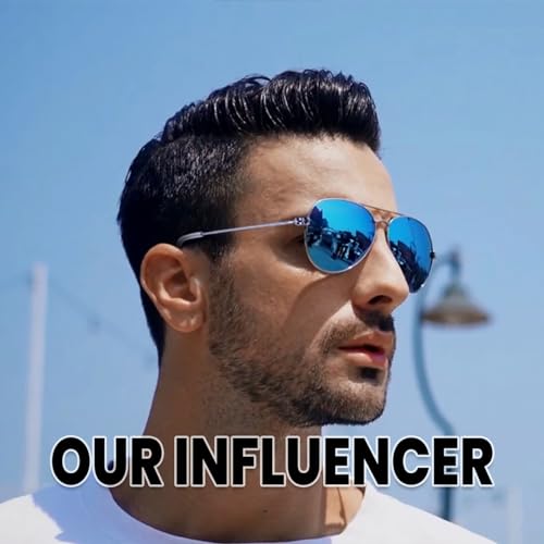 DUCO Classic Aviator Sunglasses for Men Women Retro Polarized Sun Glasses UV400 Protection Driving Fishing 30252