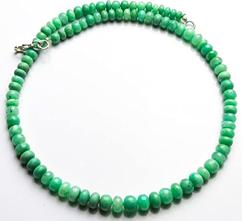 Chrysoprase naturelle perles rondelles lisses 5-8mm haut de gamme pour création de bijoux uniques
