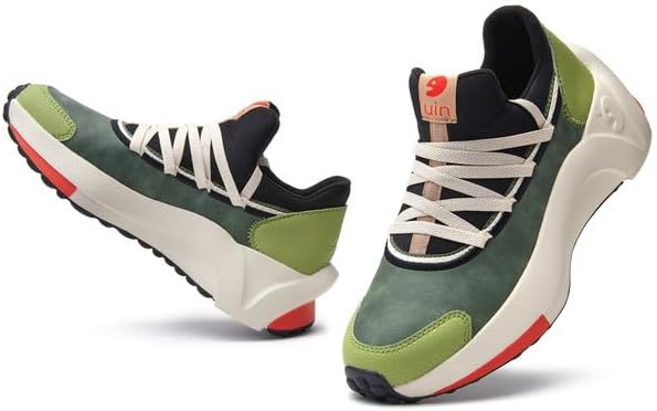 UIN Women's Retro Sneakers Lightweight Walking Casual Comfortable Art Painted Travel Shoes - Image 4