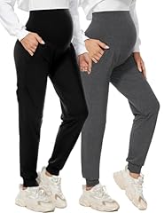 2pcs Black / Dark Heather Grey