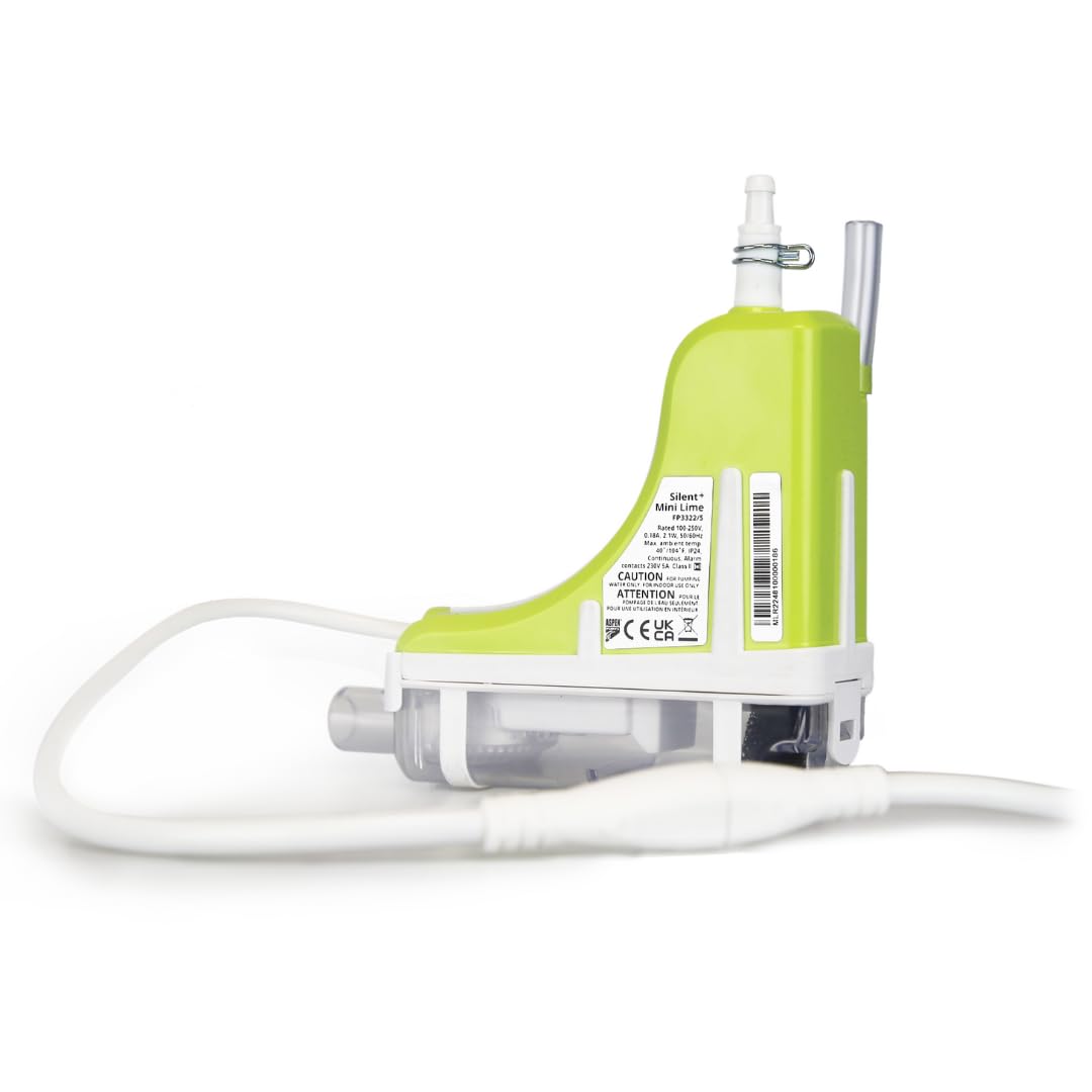 Silent+ Mini Lime S-Ducting Condensate Removal Pump by Aspen Pumps