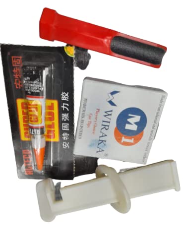 LINDBERGSPORTS WIRAKA M1 TIP Size 9MM 50PCS in Box for Snooker & Pool CUE Stick with Super Glue and TIP Setter Tool (B09NDD6MJ5) Amazon Price History, Amazon Price Tracker