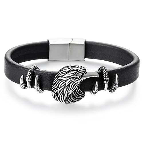 Pulsera de Águila de Acero Inoxidable para Hombre miniatura 1