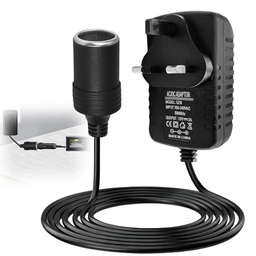 Car Power Inverter 2A240V AC to 12V DC Adapter Compact Voltage Converter