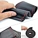 AUTOXBERT 38cm/15 Inch Hand Sewing Steering Wheel Cover Breathable Anti-Slip Leather Steering Wheel Cover for Nissan Qashqai Toyota Camry RAV4 VW Golf