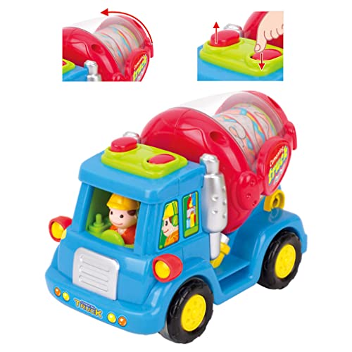 Think Gizmos Spielzeug-Fahrzeug-Set für Kleinkinder - Schiebeauto-Spielzeug für Jungen & Mädchen - Reibungsangetriebene… – Bild 5