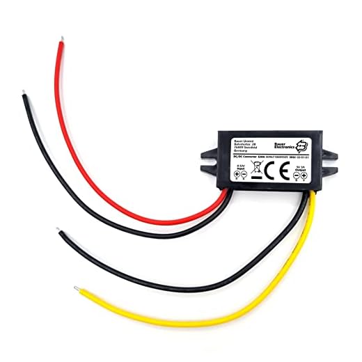 Bauer Electronics | DC-DC 8V-32V a 5V Convertitore 12-V 5-V 3A 15W | Tensione Trasformatore Alimentatore Regolatore Raddrizzatore Converter 24-V Limitatore Adattatore Riduttore Step-down Buck Volt