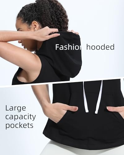 Xeoxarel Women's Sleeveless Vest Hoodies Tank Top (S-XL)3