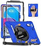 360. Béquille rotative pour iPad 10e génération avec support aide non seulement à libérer vos mains, mais offre également un angle plus flexible et confortable pour la ualisation ou la saisie RPA202 Bandoulière réglable 32023. Vous pouvez attacher une bandoulière à l'étui pour iPad 10e génération 2022 afin que vous puissiez facilement transporter votre iPad 10e au travail, en voyage ou en plein air.