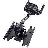 Front Planetary Gearbox Transfer Case Skid Plate Set with Short Drive Shaft for 1/10 RC Crawler SCX10 II Chassis (Black)