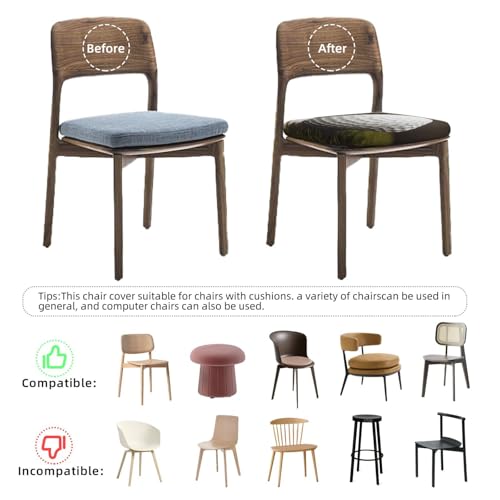Housse de tabouret de bar imperméable lot de 6 motif golf