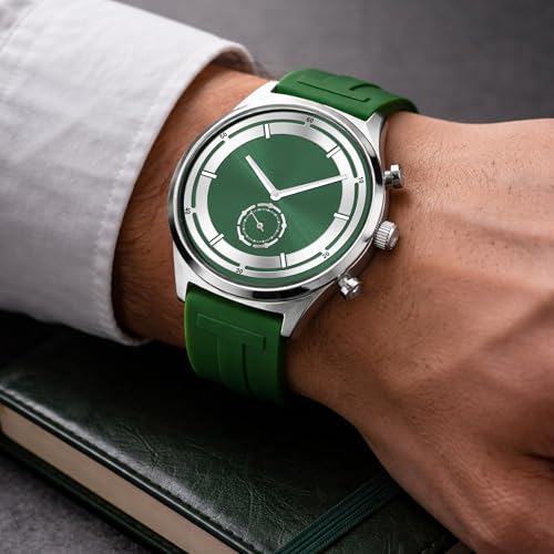 Image of styledose Men's Watch Analog Quartz with Chronograph & Silicone Strap -Casual & Formal Wrist Watch for Men