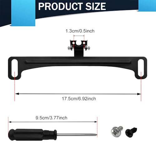 Image of Reverse Rear Camera License Plate Bracket, Rear Camera Car Mount, Dash Cam Rear View Camera Metal Bracket, Car Accessories Back Up Camera License Plate Frame for Dash Cam Mirror Camera