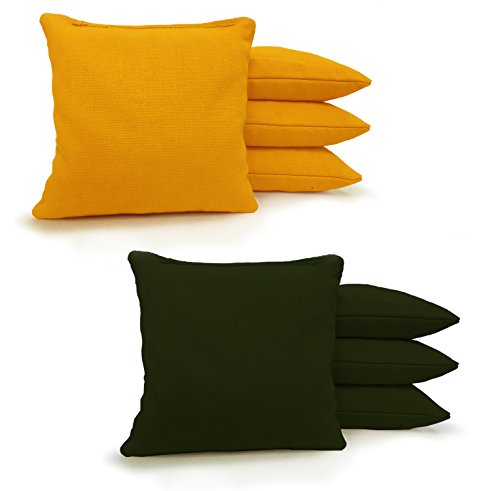 Johnson Enterprises, LLC 8 Standard Corn Filled Regulation 6"x6" Duck Cloth Cornhole Bags!
