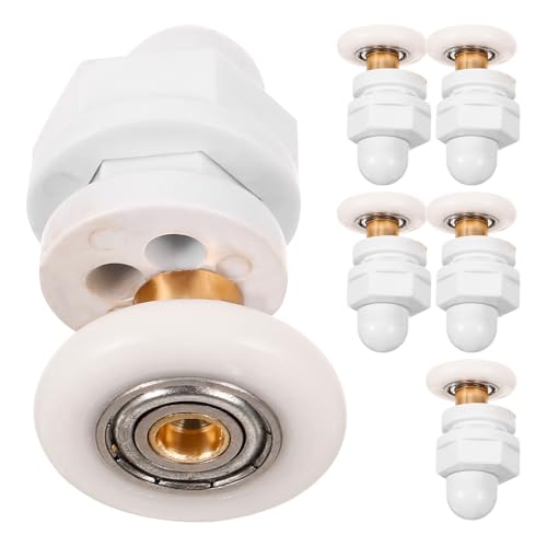 Rodillos de ducha de 25mm con cojinete de nylon resistente y estable 2