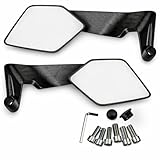 🪞 Coppia specchietti moto Set di due specchietti retrovisori laterali progettati per la sostituzione o l’aggiornamento degli specchi originali su moto e scooter compatibili.