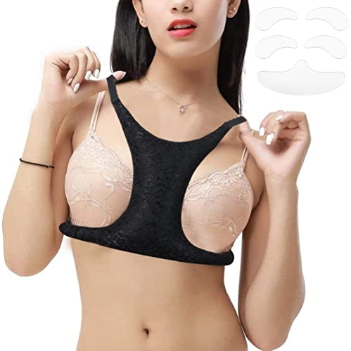 Anti-Falten BH-Kissen, Brustfalten-Kissen, Brustfalten-Prävention, beseitigt und verhindert Brustfalten, Anti-Aging-Kissen, Bruststütze für Frauen (Silikon-Anti-Falten-Pad-Set, Geschenk) Cover