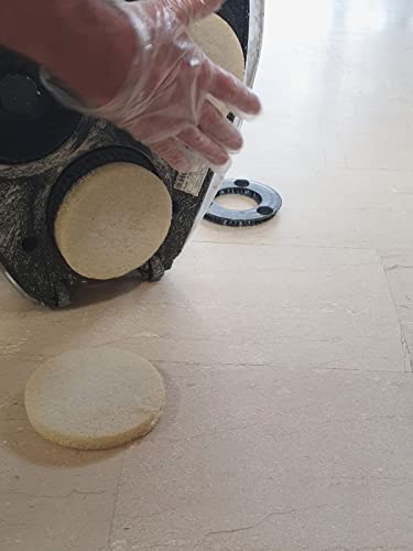 BMC Regenerador Suelos Mármol Kit 5" para utilizar una pulidora doméstica normal como lijadora de mármol con discos abrasivos y de pulido de 125 mm para restaurar pisos de mármol antiguos - imagen 3