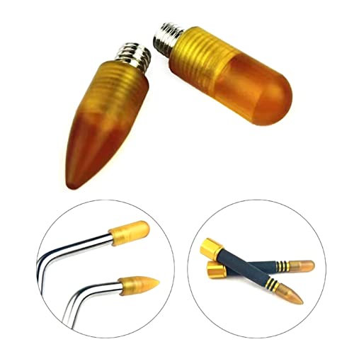 KAKASEA Car Dent Tap Down Pen Heads Tip Knock-Down Heads Tap Down Tools Tip Auto Body Dent Removal Tools Damage Repair Tap Down Tools