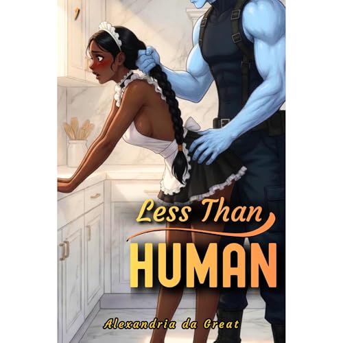 LESS THAN HUMAN Audiobook By Alexandria da Great cover art