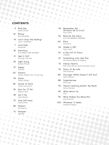 Pop Songs for Kids: Strum and Sing Ukulele Songbook for Beginners | 30 Easy Pop Favorites for Young Ukulele Players | Fun Music Book for Music Lessons and Home Practice - Image 3