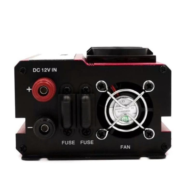 INVERTER CONVERTITORE DA 12V A 220V POTENZA NOMINALE 1500W CON PORTE USB PER CAMPER AUTO DW-3988