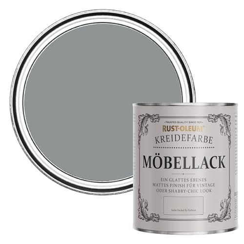 Rust-Oleum Shabby Chic grau Vintage Kreidefarbe für Möbel, wasserbasiert, geruchsarm - Anthrazit Medium 750ML