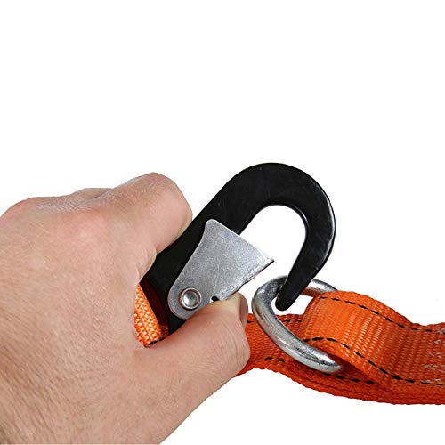 Motorcycle Kit, Ratchet Tie Down Straps, 2' E-Track Rails, 8’ X 1-1/2 Safety Snap Hooks & Soft-Tie D Ring, Cargo Accessory Securing Motorcycles, Dirt Bikes, Kayaks, Atvs, Utvs #TOP1