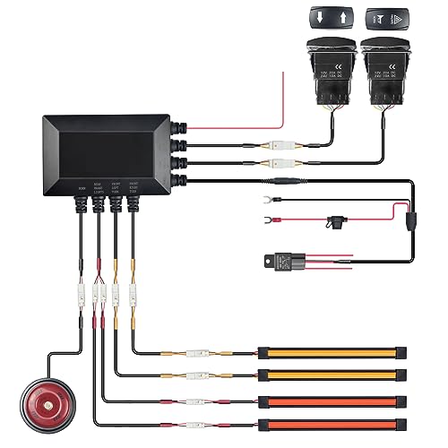 Kit de intermitentes secuenciales para ATV UTV SXS con luz trasera