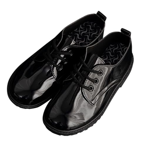 Anzugschuhe Mädchen Junge Schulschuhe Wasserdicht Lackschuhe...
