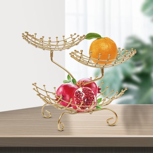 Cesta de frutas desmontable de 3 niveles para ahorrar espacio en la encimera de la cocina 4