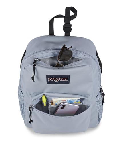 Image of JanSport Central Adaptive Backpack - Wheelchair & Walker Compatible, Tuck-Away Shoulder Straps, Adjustable Backrest Loops & Anchor Straps, Iconic Design, Blue Dusk