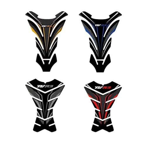 Protection réservoir moto YZF R3 autocollant carburant - 3