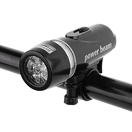 5 LED Front Bicycle Light Lamp with Quick-Released Bracket