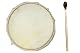Schamanentrommel Ciffre 50 cm aus Mahagoni mit Ziegenfell