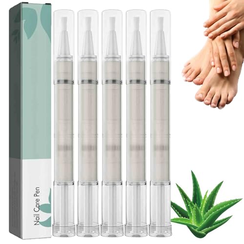 5 Pack Swissclear Antifungal Pen, Nail Fungus Pen, Nail Care Pen, Swissclear Nail Fungal pen, Natural Ingredients Nail Strengthener with Tea Tree Oil, Aloe Vera and Vitamin E (5PCS)