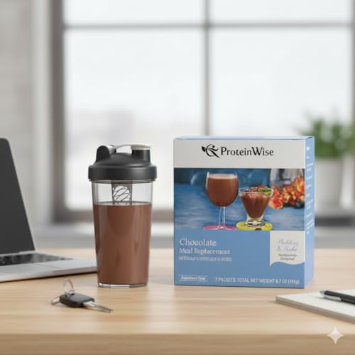 Image of ProteinWise - Chocolate Meal Replacement Shake or Pudding - 7 /Box