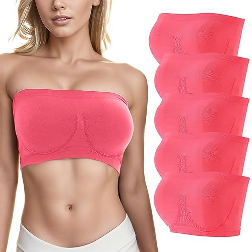 Brasier deportivo de mujer sin tirantes en pack de 5 piezas verdes de talla XL 3