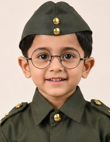 Image of BookMyCostume Black Spects Harry Potter Glasses Bose Netaji Drama Theater Spectacles for Role Play Costume Accessory | Kids