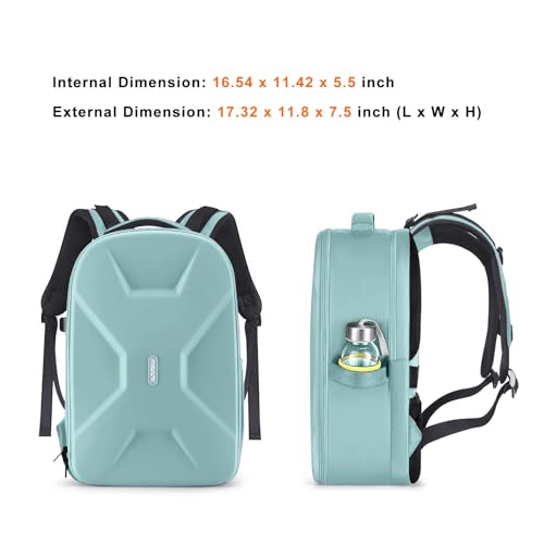 Image of MOSISO Camera Backpack, Photography Camera Bag 15-16 inch Waterproof Hardshell Case with Tripod Holder&Laptop Compartment
