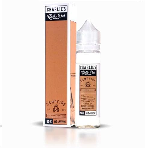 50ml Campfire Charlies Chalk Dust Short Fill ShortFill E Liquid Eliquid - No Nicotine