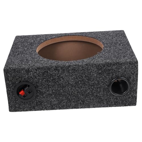ABOOFAN Car Subwoofer Enclosures 8 Inch Sub Box Sealed Carpeted Subwoofer Enclosure Enhance Bass for Car Audio
