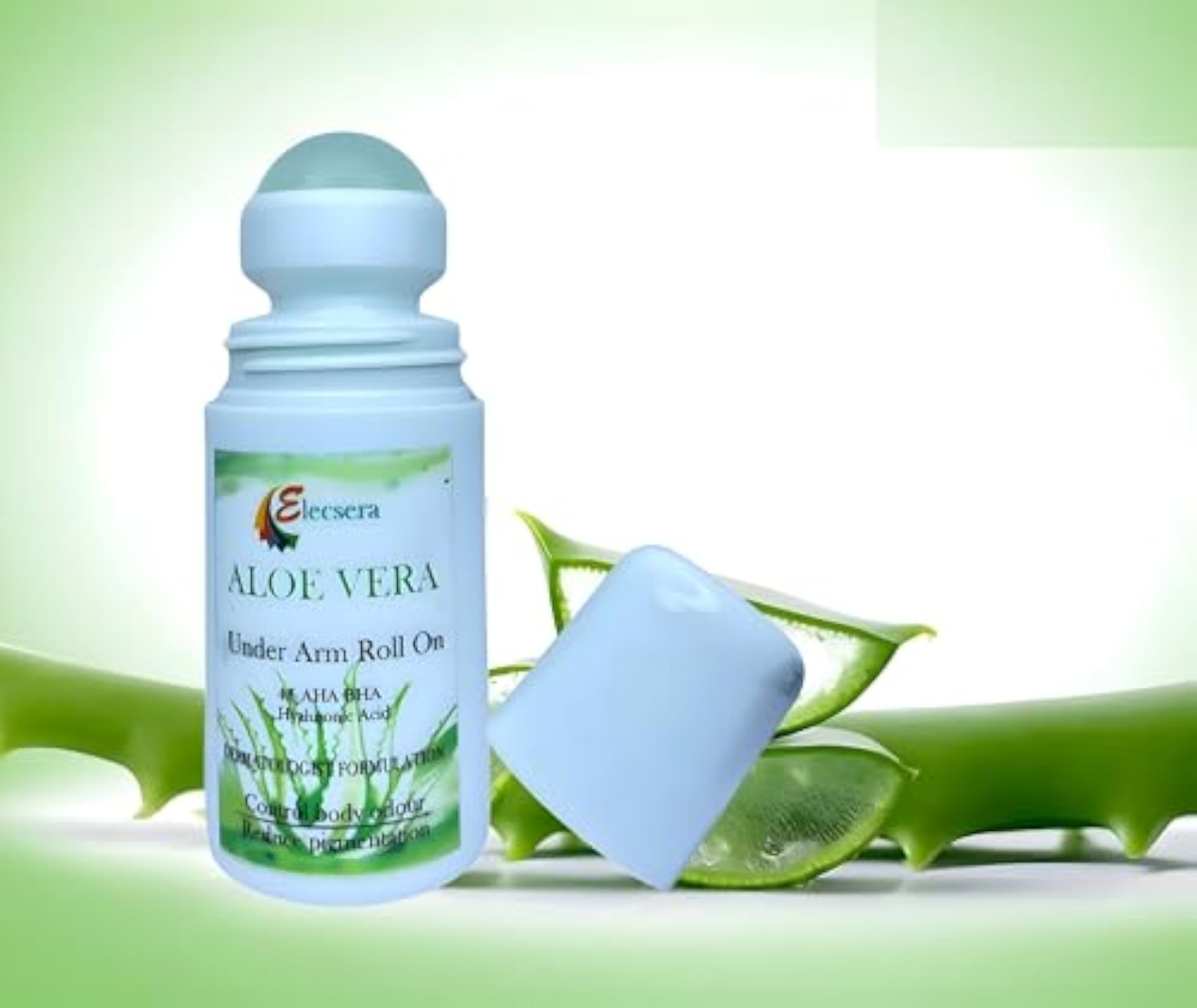 Aloe Vera Underarm Roll On, Unisex Odour Protection