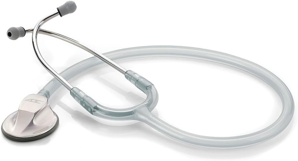 ADCAdscope 615 Platinum Sculpted Clinician Stethoscope with Tunable AFD Technology, Lifetime Warranty, Blue Diamond
