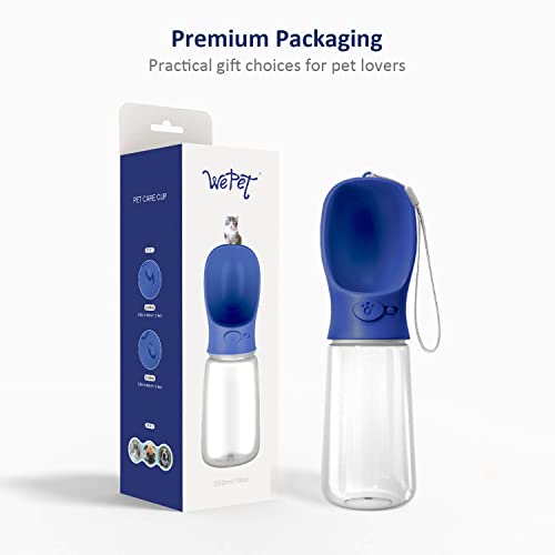 WePet Portable Dog Water Bottle, 19 OZ, Leak Proof Puppy Water Dispenser with Drinking Feeder for Pets Outdoor Walking… - Image 6