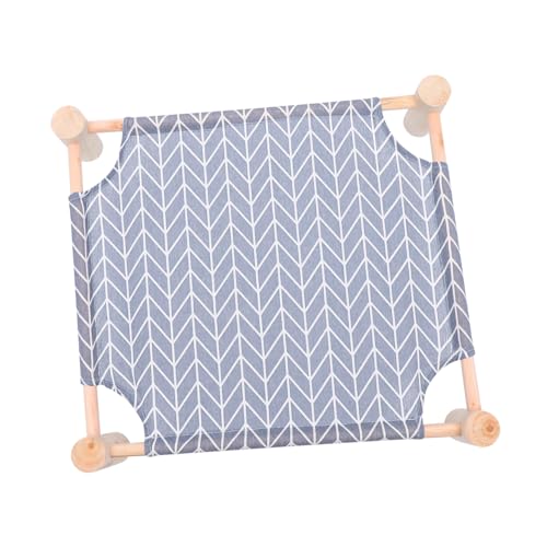 INOOMP シー木製ペットハウス 四季対応 寝床 ペット用ベッド 高さ 取り外し可能な設計 濡れた床から保護 安定したピン材フレーム 収納 旅行にも便利な立簡単アイテム