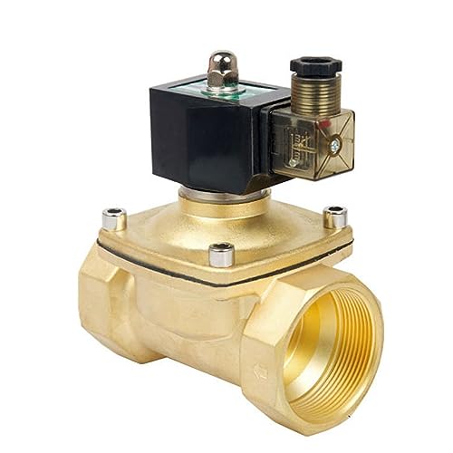 Électrovanne 2 pouces NPT 110V AC en laiton normalement fermée étanche IP65