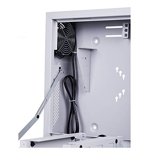 Miniatura 2 de Kenuco - Caja De Seguridad Dvr De Acero Resistente Con Ventilador Y Parte Superior Abierta
