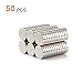 Produktbild Yizhet Neodym Magnete 8x2 mm 50 Stück Mini Magnete Extrem Stark ca. 2 Kilo Haftstärke (8 x 2 mm)