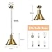 KCO Lighting Brushed Gold Pendant Lighting Modern Cone Pendant Light Brass Mini Hanging Kitchen Island Light Fixture Mid Century Vintage Hanging Ceiling Lamp